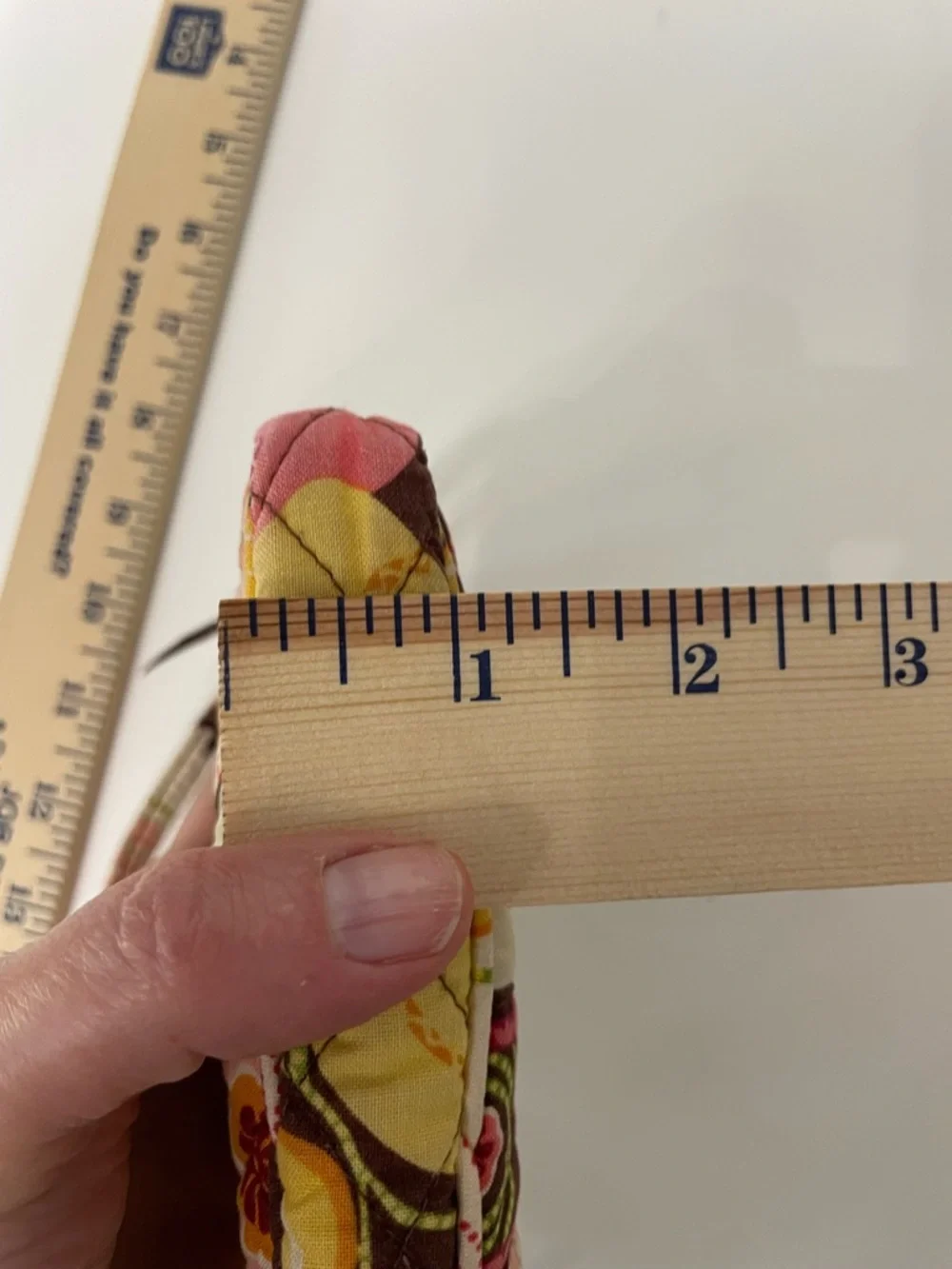 Vera Bradley Buttercup Quilted Floral Clutch Wallet Pink Yellow Preppy Boho
